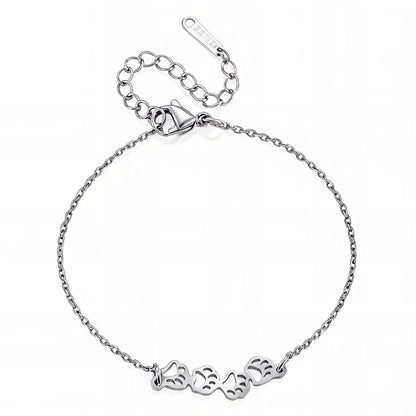 Paws Stainless Steel Bracelet