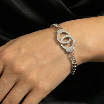 Stainless Steel Handcuff Bracelet