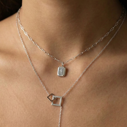 Stainless Steel Flower Necklace