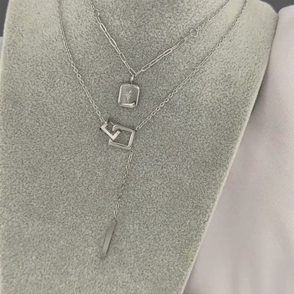 Stainless Steel Flower Necklace